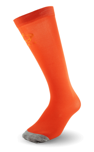 Orange Knee Socks With Soft Comfort And Durable Design