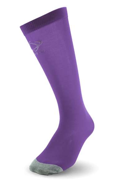 Thinees Ultra Thin Purple Skating Socks